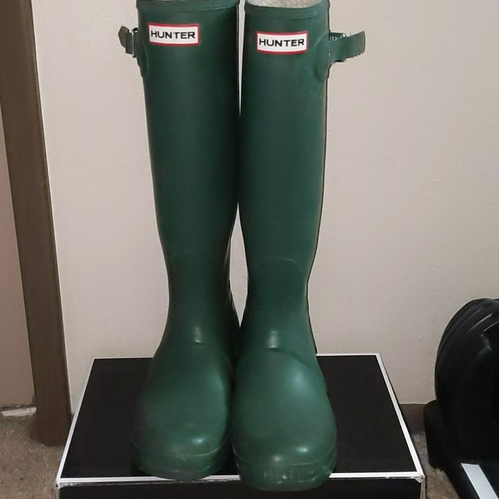 Hunter Rain Boots (Green W10)